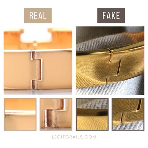 hermes bracelet fake vs real|hermes clic clac h false.